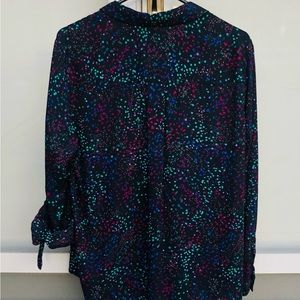 DILLARD’S “Investments” Women’s Knit Utility Blouse (Size L)